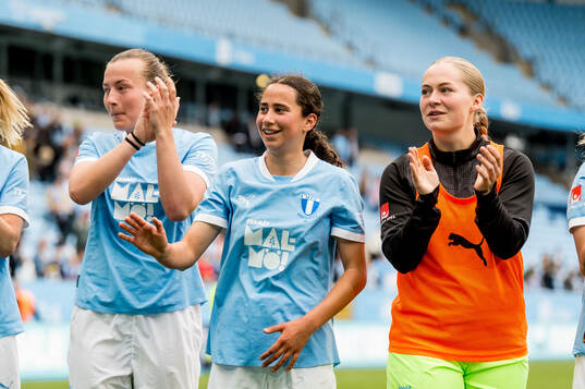 Malmö FFs spelare jublar