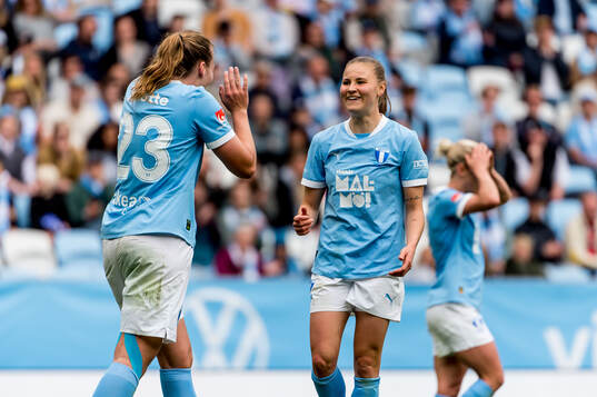 Malmö FFs Katariina Kosola jublar