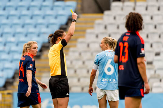 Malmö FFs Nellie Lilja deppar