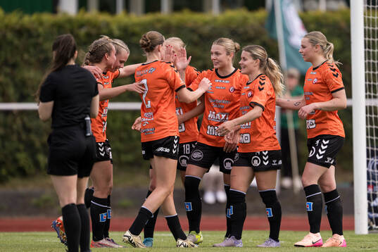 Kristianstads spelare jublar