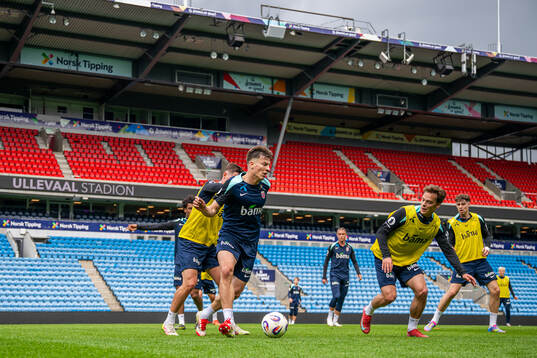 Jostein Gundersen and Felix Horn Myhre of the Norwegian