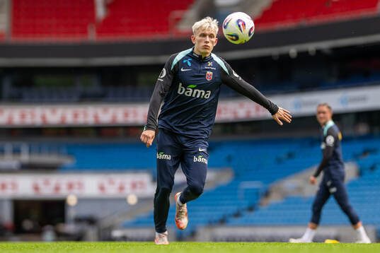 Marcus Holmgren Pedersen of the Norwegian national football