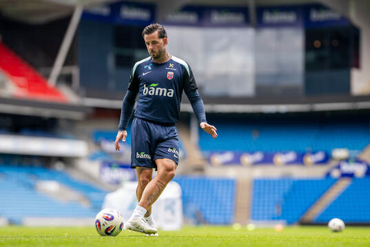 Aron Dønnum of the Norwegian national football team