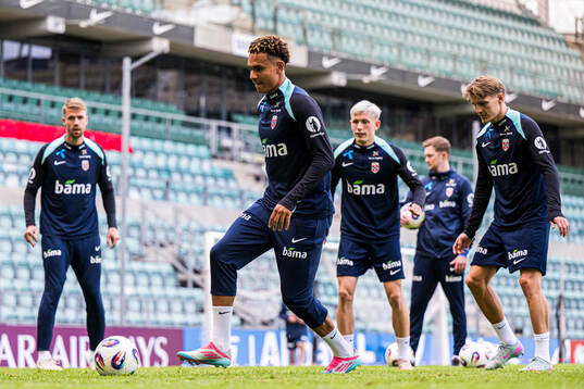Antonio Nusa of the Norwegian national football team