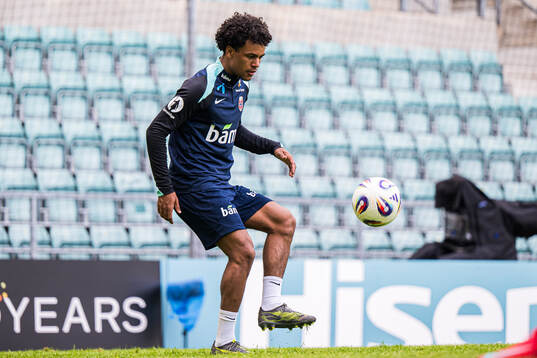 Oscar Bobb of the Norwegian national football team