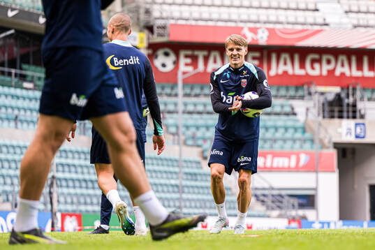 Martin Ødegaard of the Norwegian national football team