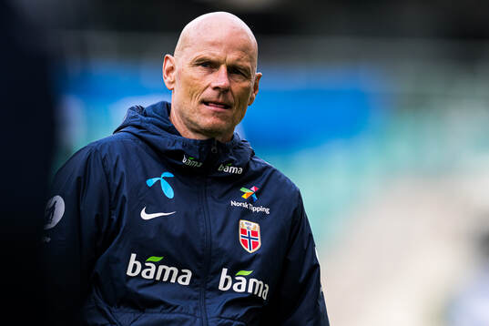 Head coach Ståle Solbakken of the Norwegian national