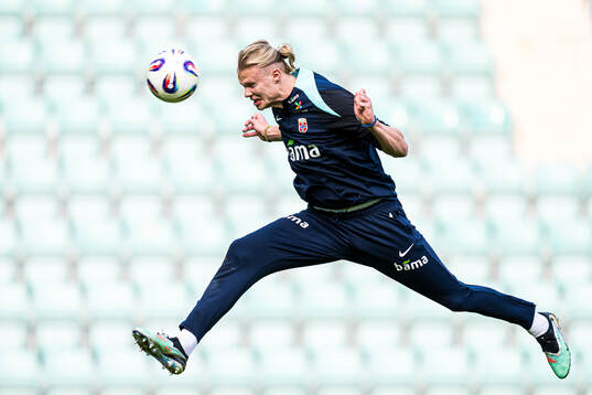 Erling Braut Haaland of the Norwegian national football team