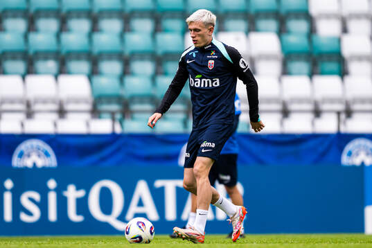 Marcus Holmgren Pedersen of the Norwegian national football