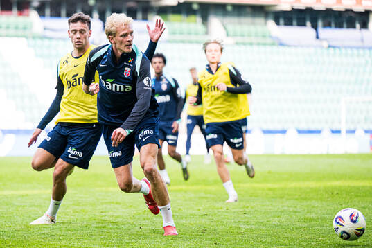 Morten Thorsby of the Norwegian national football team