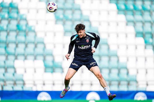 Jørgen Strand Larsen of the Norwegian national football