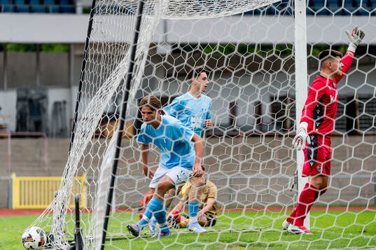 Malmö FFs John Orestam jublar
