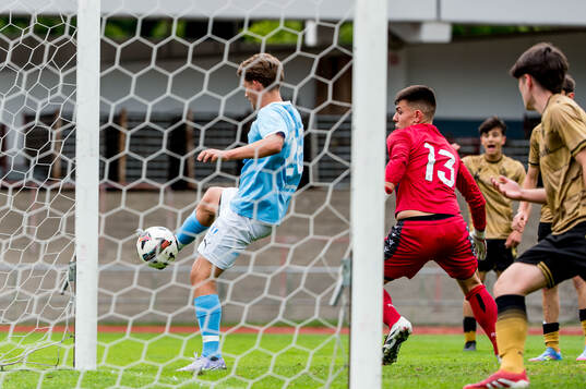 Malmö FFs John Orestam gör 1-1