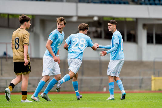Malmö FFs John Orestam jublar