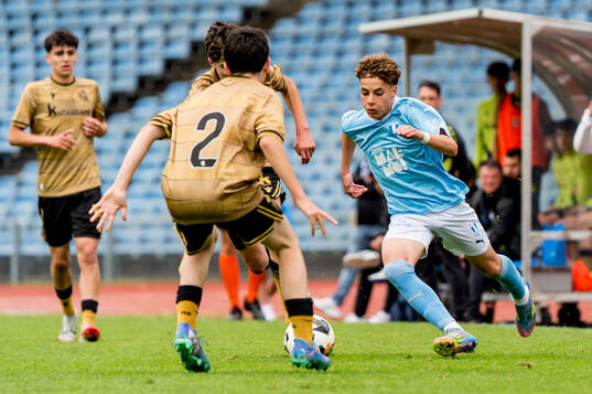 Malmö FFs Maarrouf Abdou och Real Sociedads Daniel