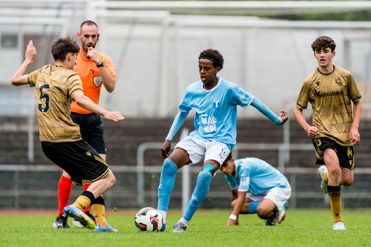 Malmö FFs Sakariya Osman och Real Sociedads Iraitz Otano