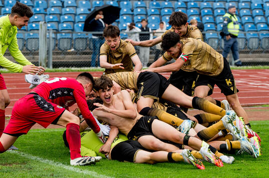 Real Sociedads spelare jublar