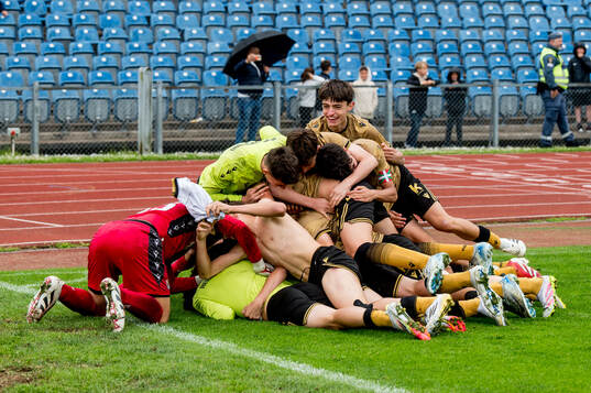 Real Sociedads spelare jublar