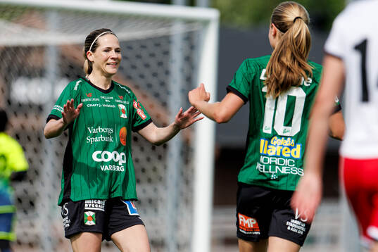 Varbergs Frida Johansson jublar