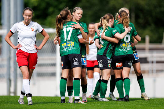 Varbergs spelare jublar
