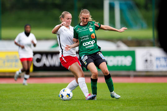 Askims Lovisa Gustafsson och Varbergs Olivia Paulsson