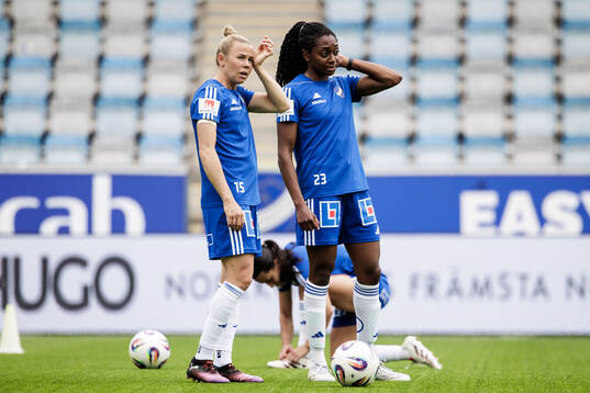 IFK Norrköpings Jessica Wik och Maya Aliyah Antoine