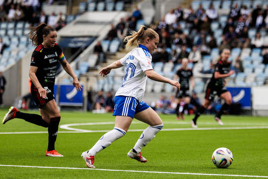 Piteås Josefin Johansson och IFK Norrköpings Dana Leskinen