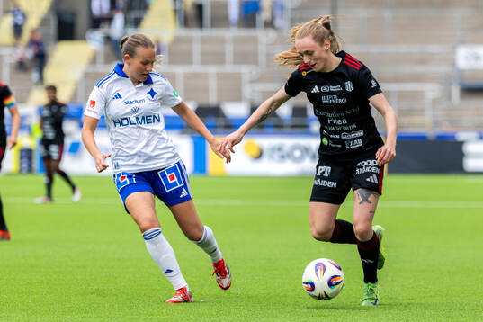IFK Norrköpings Elsa Burvall och Piteås Asla Johannesen