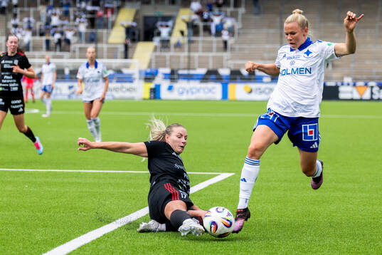 Piteås Selina Henriksson och IFK Norrköpings Jessica Wik
