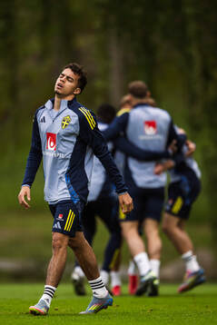 Yasin Ayari of the Swedish men's national football team