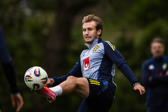Benjamin Nygren of the Swedish men's national football team