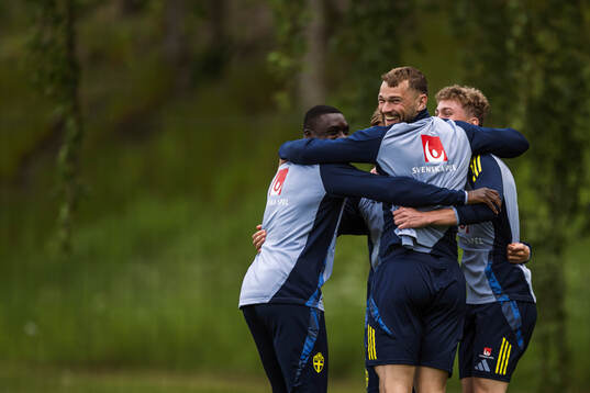 Ken Sema, Jesper Karlström and Hugo Bolin of the Swedish