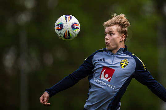 Daniel Svensson of the Swedish men's national football team