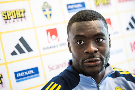 Ken Sema of the Swedish men's national football team in a