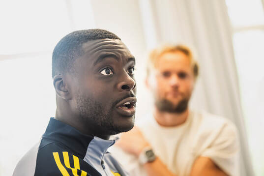 Ken Sema of the Swedish men's national football team in a