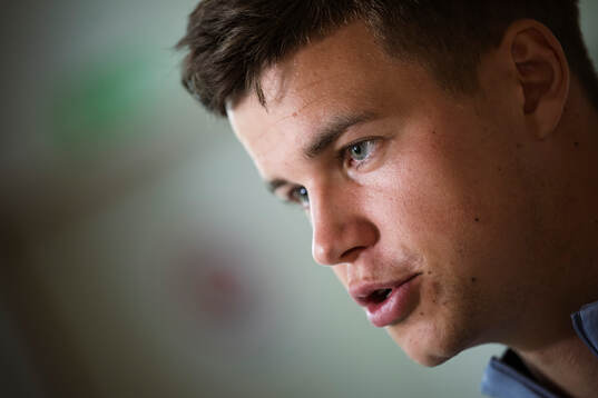 Samuel Dahl of the Swedish men's national football team in