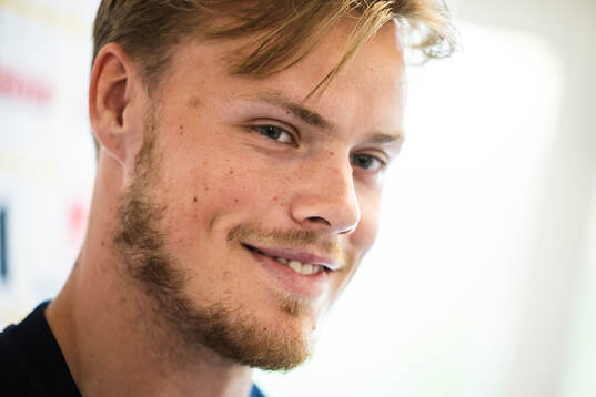 Victor Eriksson of the Swedish men's national football team