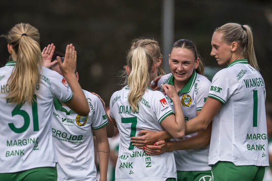 Hammarbys Vilde Hasund jublar