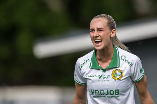 Hammarbys Ellen Wangerheim jublar