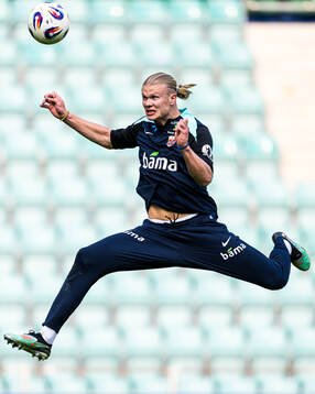 Erling Braut Haaland of the Norwegian national football team