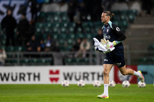Goalkeeper Ørjan Håskjold Nyland of Norway