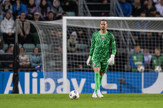 Goalkeeper Ørjan Håskjold Nyland of Norway