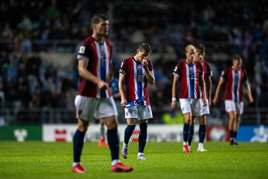 Martin Ødegaard of Norway looks dejected