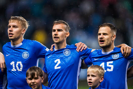 Kevor Palumets, Märten Kuusk and Rauno Sappinen of Estonia