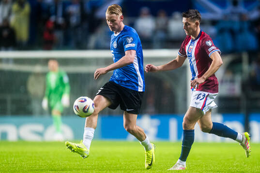 Rocco Shein of Estonia and Lasse Berg Johnsen of Norway