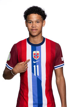 Alexander Røssing-Lelesiit of the Norwegian under-19