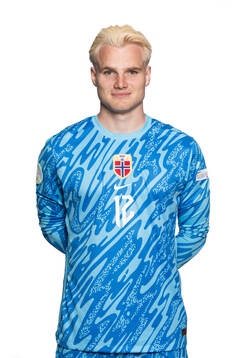 Goalkeeper Magnus Stær-Jensen of the Norwegian under-19