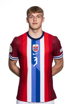 Mathias Øren of the Norwegian under-19 national football