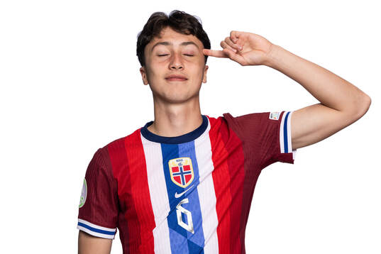 Andreas Heredia-Randen of the Norwegian under-19 national