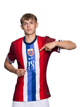 Troy Engseth Nyhammer of the Norwegian under-19 national